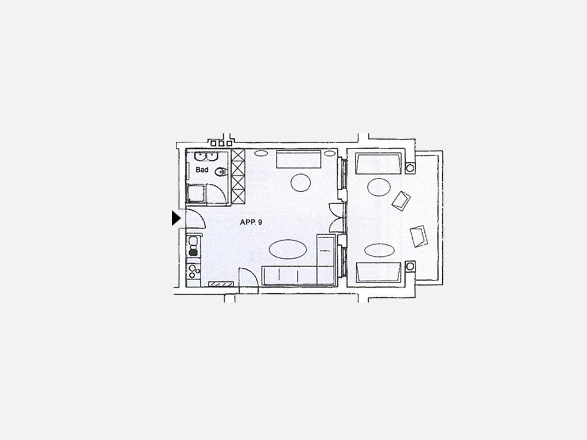 Kaiservillen Heringsdorf - 1-Raum-Appartement Mit Balkon Ik9 Exterior foto